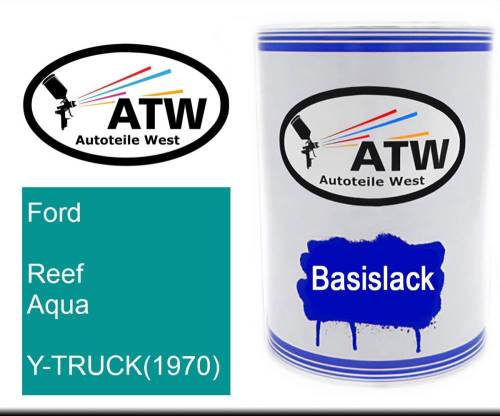 Ford, Reef Aqua, Y-TRUCK(1970): 500ml Lackdose, von ATW Autoteile West.